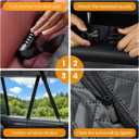 Dog Back Seat Extender, Hard-Bottom Backseat Bridge for Cars & SUVs