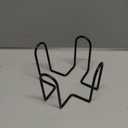 12 Pack Slate Drink Coasters with Metal Holder, VIBRATITE 4 Inch Black Slate Stone Coasters Bulk Laser Engraving Blanks with Anti-Scratch Bottom for Drink Coffee Bar Kitchen Home Decor, Round