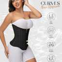 SHAPSHE Waist Trainer for Women Tummy Control Waist Cincher Corset Sport Workout Body Shaper Postpartum Belly Band Gym, M