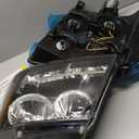 Headlights W/Bulbs for 2007-2014 Chevy Tahoe Suburban 1500, 2007-2013 Avalanche Suburban 2500 Headlamp Replacement Driver & Passenger Side