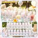 150 Pcs Baby in Bloom Favors Baby Shower Bubbles Bulk with Bubble Solution Mini Bubble Gifts Mini Heart Wand for Birthday Gifts Goodie Bag Stuffers Party Favors