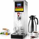 Commercial Hot Water Dispenser Countertop Water Boiler, 1600W 30L | 8GAL per Hour, Instant Hot Water Machine, Step-heating & 86-212°F Temperature Control, For Boba Tea Shop, Cafe, Office
