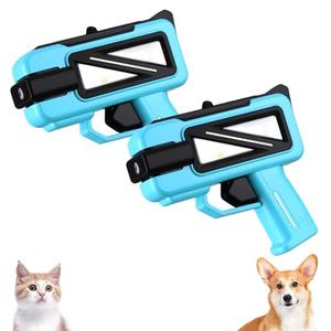 Geelin 2 Pack Squirt Spray for Cats Dogs Training Squirt for Cats Deterrent Water Spray Pistols for Dogs Pets Training(Square Style,Blue Black)