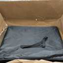 Boops & Floofs Convertible Back Seat Extender for Dogs, Half Seat Extender, Non-Slip Waterproof Hard Bottomed Hammock, Allows Passengers (PAT Pending 63/550,158), Black