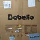 BABELIO Safety Gate Door Fits for Stairs, Narrow and Wide Doorways with Auto Close, Easy Install, No Drilling, Pressure Mounted for Baby, Child, Pets, Dog/Puppy, 26''-40'', White