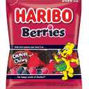 HARIBO Gummi Candy, Berries Gummy Candy, 5 Ounce Share Size Bags (Pack of 12) Delicious Soft & Crunchy, Chewy Sweet Snacks, Red & Black Berry Fruit Flavor, BEST BY 06/2026