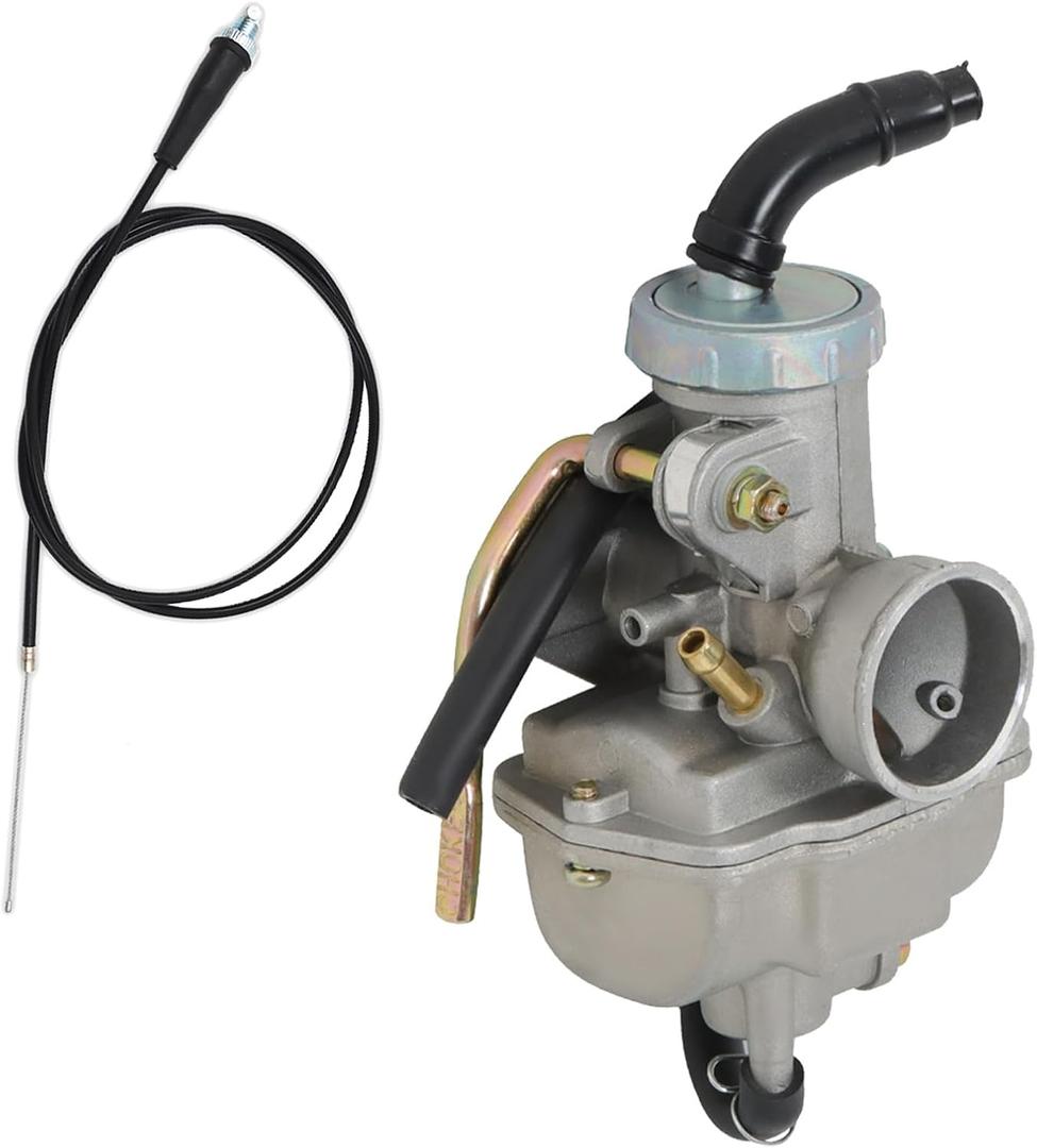 ALL-CARB Carburetor and Throttle Cable Replacement for Honda CRF80F XL70 SL70 XL75 XR80 XR80R Carb