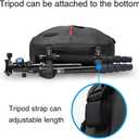 CADeN Camera Bag Sling Backpack Camera Case Waterproof with Rain Cover Tripod Holder, Compatible for DSLR/SLR Mirrorless Cameras (Canon Nikon Sony Pentax) and Accessories Black