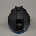 24 oz Insulated Water Bottle with Straw, Stainless Steel Double Wall Vacuum bottle Lid Leak Proof, Wide Mouth Lid, Keep Cold and Hot (Blue)