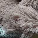 OLANLY Blush Round Rugs for Bedroom - Machine Washable, 5 ft Circle Area Rugs for Living Room, Soft and Fluffy Shaggy Carpet for Teen Girls and Boys, Nursery Rooms, Dorms, Home Decor Aesthetic