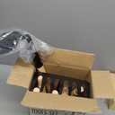 7PCS Kids Gardening Tools, Long Shovel, Rake for Leaves, Spade, Hoe, Steel Heads & Real Wood Handle, Yard Tools for Children Toddlers Gifts (Black)