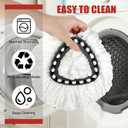 2 x Mop Replace Head, Spin Mop Replacement Head Easywring 1-Tank System, Easy Cleaning, Microfiber, Machine Washable (3 Pack)