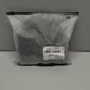 WDIRARA Toddler Girl's Mock Neck Puff Short Sleeve Ribbed Knit Bodycon Pencil Dress (4T, black)