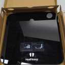 Digital Bathroom Scale for Body Weight: High-Precision 4-Sensor Accuracy, LED Display, 400lb/180kg Capacity, Safe Rounded Corners, Batteries Included