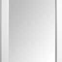 Amazon Basics Rectangular Wall Mount Mirror 24" x 36", Wide Trim, White