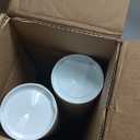 Cardboard Mailing Tubes, 4" x 48" with Plastic Caps, Pack of 2 - USA-Made USPS Approved Poster Tube for Documents & Blueprints - Reinforced Mailing Cylinders for Shipping & Storage by IDL Packaging