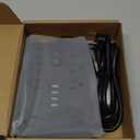 Surge Protector Power Strip - 8 Outlets(1850W/15A) with 6 USB Ports2 USB C, 6FT Flat Plug Extension Cord, Wall Mount Multi Plug Outlet Extender, ETL Listed for Home, Dorm Room, Black