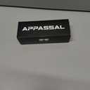 Polarized Square Aviator Sunglasses for Women Mens 70s Retro Double Bridge Sunnies AP3654 (C1 Black/Grey)