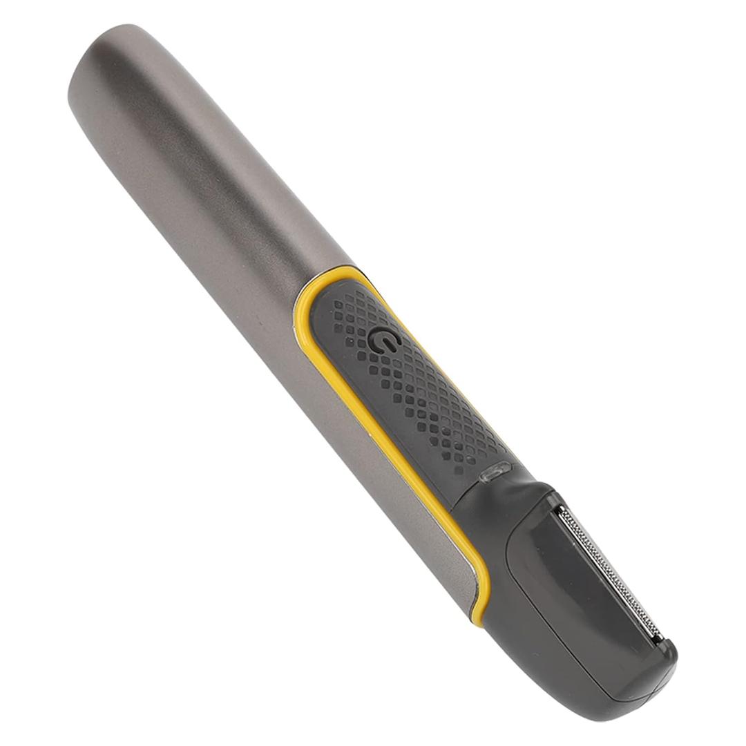 with R Shaped Rounded Corner, Multi Function for Beard Shaving, Body Hair Cutting, Sideburn Trimming, Ergonomic Handle, Retractable, and
