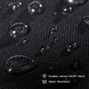 ONTOP Mens Bifold Wallet Zipper, Minimalist Fabric Canvas Card Holder Ultra-Compact Everyday Carry, Birthday Christmas Gift for Him