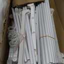 ROJASOP White Shoe Rack, Tall Metal Shoe Rack Organizer for Entryway Closet Garage, 8 Tier Large Shoe Shelf for 2632 Pairs Boots & Shoes Storage, Space Saving Heavy Duty Shoe Stand