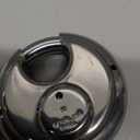 Master Lock Padlock, Stainless Steel Discus Lock, 2-3/4 in. Wide, 40DPF, Silver