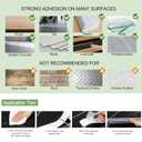 LLPT Grip Tape 2" x 36 Ft Ft Clear Heavy Duty Anti Slip Tape for House Stairs Ladders Waterproof Indoor Non Slip Traction Strips for Bathroom Floor Steps Staircase Tread (ASC211PEVA)