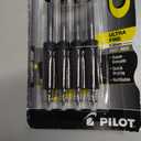 Pilot G2 Premium Refillable and Retractable Rolling Ball Gel Pens, Ultra Fine Point, Gel Ink Pens, 0.38mm, Black Ink, 4-Pack