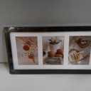 Wooden Picture Frame 3-grid Tabletop Photo Display Frame
Wall Hanging, Black Finish, Simple Appearance for Home Decoration, Display Multiple Photos