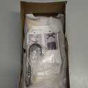 efluky Ironing Board Hanger with Removable Hooks, Ironing Board Holder Wall Mount for T/Y Type, 12.59" L x 5.9" W x 2.36" H, Black