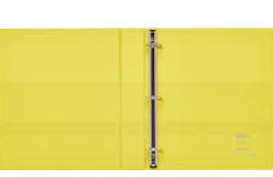 Five Star 1-1/2 Inch 3 Ring Binder, View Binder, Customizable Cover, Color Selected for You, 1 Count (26146)