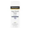 Neutrogena Age Shield Face Oil-Free Sunscreen Lotion with Broad Spectrum SPF 70, Non-Comedogenic Moisturizing Sunscreen to Help Prevent Signs of Aging, PABA-Free, 3 fl. oz.
