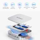 ORICO MiniRaid 10-in-1 Docking Station with Dual-Bay M.2 NVMe/SATA SSD Enclosure for Mac mini M4 Pro, Raid 0/1/PM, USB C HUB with HDMI 4K@60Hz, 10Gbps, PD60W, SD/TF Slot, RJ45 for Creator-MR10 Pro