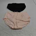 Women's High Waisted Underwear Slightly Tummy Control Cotton Panties Full Coverage Postpartum Briefs 4 Pack 3XL