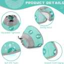 Cat Cone Collar Soft Elizabethan Collar for Surgery Recovery - Adjustable for Small and Large Cats Kittens to Stop Licking Size 5