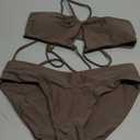 Meetall Women's High Cut String Triangle Bikini Set Swimsuits Sexy Bathing Suits 2 Piece Medium