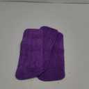 16.5 inch Mop Pads Refills, 3 Pack Microfiber Reusable Replacement Mop Pads Flat Replacements Heads for Wet Or Dry Floor Cleaning and Scrubbing, Purple Cloth (16" purple 3)