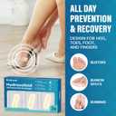 Gel Blister Bandages Hydrocolloid Bandages, Kimihome 36ct Blister Bandages for Heel, Blister Pads for Prevention & Recovery Water Resistant - Bunion Pack