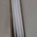 Shower Curtain Rod 42-73 Inch White Shower Rod 7/8" Tension Curtain Rod Adjustable Curtain Rods No Drilling Shower Tension Rod Shower Curtain Tension Rod for Bathroom Windows Doorways