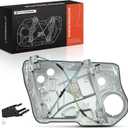 A-Premium Front Right Passenger Side Power Window Regulator with 6-Pin Plug Motor Compatible with Hyundai Genesis 2009-2010 (to 6/01/10)