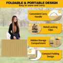 30x90 Inch Boho Low Picnic Wood Table - Foldable Design And And 2 Set Of Wood Table Leg For Sitting On The Floor Low Height Floor Picnic Table Encourage A Laid-back Vibe At Home Or In Nature