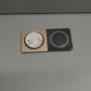 Wireless Charging Station for iPhone & AirPods: Foldable Charger Stand with MagSafe, 2-in-1 Magnetic Charger Stand for iPhone 12-15 & iPhone 16 & AirPods (No AC Adapter) (golden)