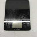 Ataller Food Scale with Nutritional Calculator, Kitchen Diet Scale, Digital Food Calorie Counting Scale for Meal Prep, Kitchen, Baking, Weight Loss, Resolution 1g, Max 5kg 11Ib, Tempered Glass, Black