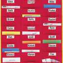 Learning Resources Organization Station Pocket Chart - Hanging Pocket Chart for Classroom, Teacher Supplies for Classroom Organization and Storage, Pockets for Bulletin Board, Student Storage Charts