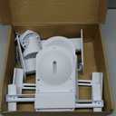 suptek Large Dual Side Clamping Bookshelf Speaker Wall Mounting Bracket for Large Surrounding Sound Speakers, Hold up to 66lbs White SPM201XLW