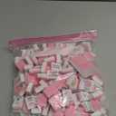 166 American Mahjong Tiles, 1.2" Melamine Mahjong Tiles Only, Pink Mahjong Tile Set