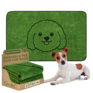 Reusable Puppy Pads, Washable Pee Pads for Dogs Durable Absorbent Leakproof Dog Training Pads for Home or Travel, Non-Slip Wee Wee Pads Potty Pads 