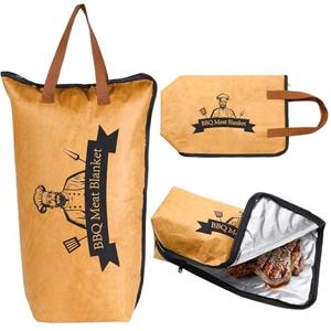Pack of 3 Xbanya BBQ Blanket for Resting Meat - Insulated Bag for Juicy Results, Large Capacity, Robust Zipper Closure - Barbeque Blanket