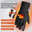 INBIKE Winter Gloves Men Women with Upgrade Windproof Fabric for Running Cycling Jogging (X-Large)