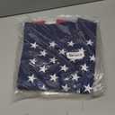 American Flag 2.5X4 FT Pole Sleeve Banner Style Embroidered Stars, Sewn Stripes, Heavy Duty Durable Polyester USA US Flag Outdoor Indoor Flags (Pole NOT Included)